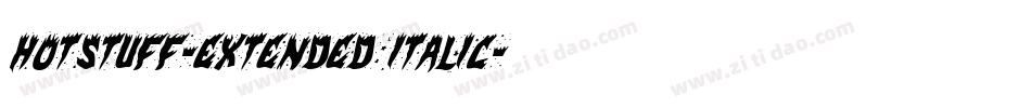HotStuff-Extended Italic字体转换